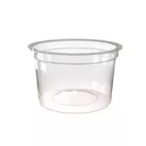 PP cup 250g diametre 95mm transparent Blanco