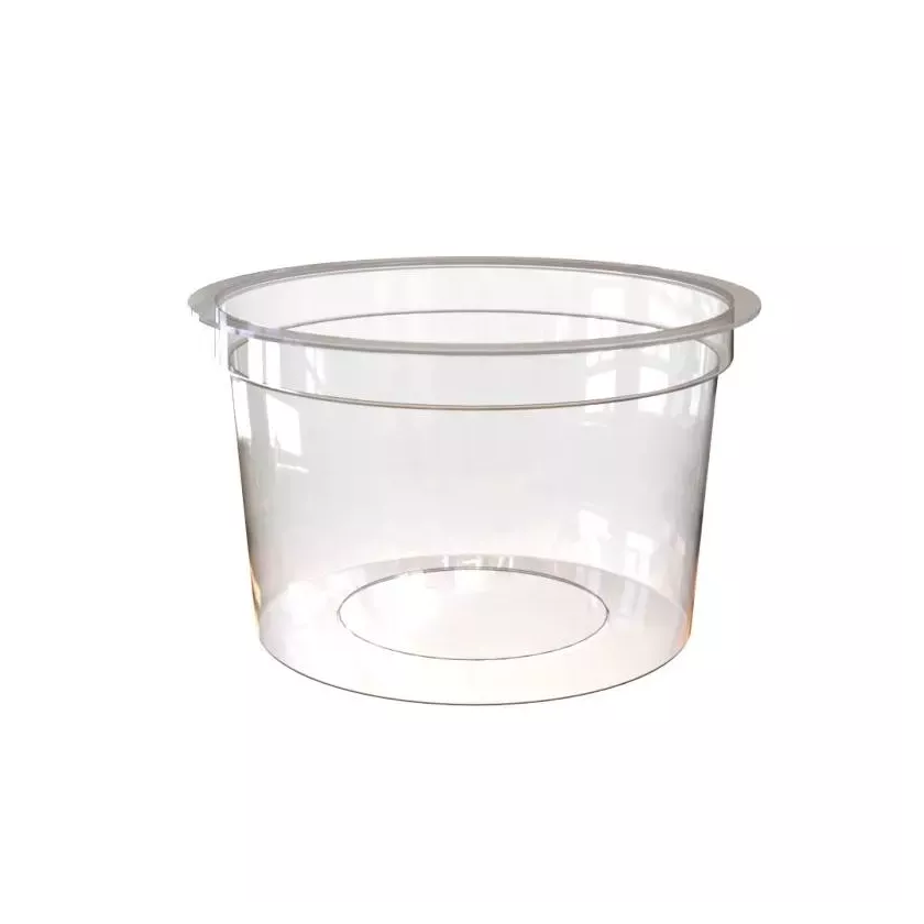 PP cup 250g diametre 95mm transparent Blanco