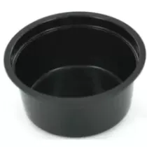 PP cup 150g diametre 95mm noir Blanco