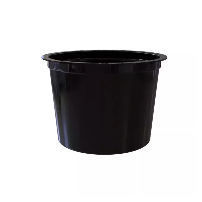 PP cup 300g diametre 95mm noir Blanco