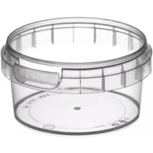 PP ravier diametre 69x36mm 90ml transparent cachete