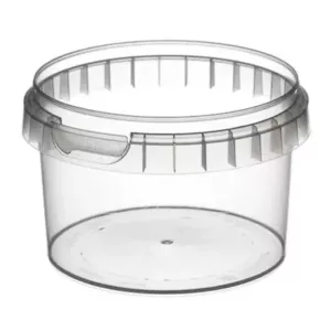 PP cup diametre 95x62mm 280ml S transparent cachete