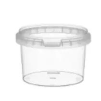 PP ravier TP95x66mm 280ml transparent cachete