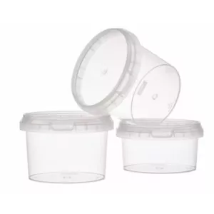 PP ravier et couvercle TP95x65mm 280ml cachete transparent