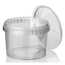 PP ravier et couvercle diametre 118x70,2mm 480ml cachete transparent