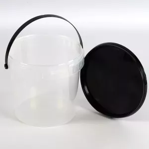 PP ravier et couvercle noir diametre 132x121mm 1L cachete plus anse noir
