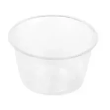 PLA ravier diametre 70xh26mm 60ml transparent compostable
