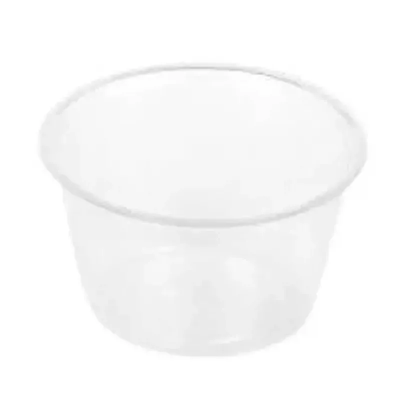 PLA ravier diametre 70xh26mm 60ml transparent compostable