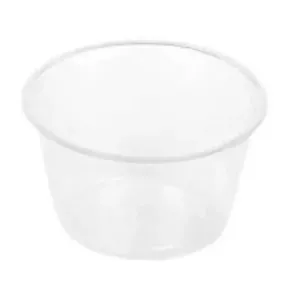 PLA ravier diametre 70xh26mm 60ml transparent compostable