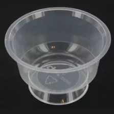 Ravier dessert pied diametre 95mm 150ml SP-PP transparent doux