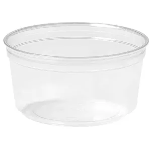 RPET ravier diametre 116-61mm 375ml Duni 177066 transparent