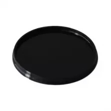 PP couvercle diametre 118mm noir pour ravier PP diametre 118x144mm 1L