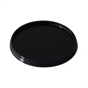 PP couvercle diametre 118mm noir pour ravier PP diametre 118x144mm 1L