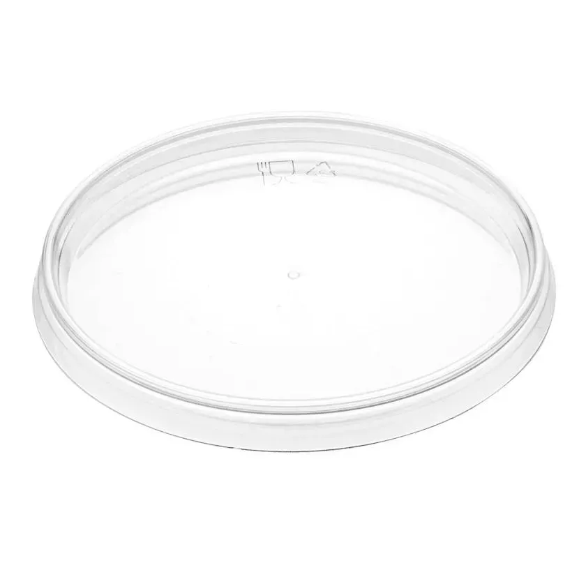 Couvercle PP cup diametre 95mm transparent cachete