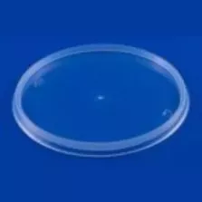 Couvercle PP ravier diametre 114mm transparent cachete