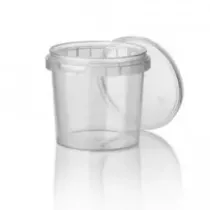PP couvercle diametre 118mm transparent pour ravier PP diametre 118x144mm 1L