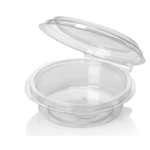 RPET insert 165ml couvercle a charniere pour RPET pot diametre 101mm 400ml