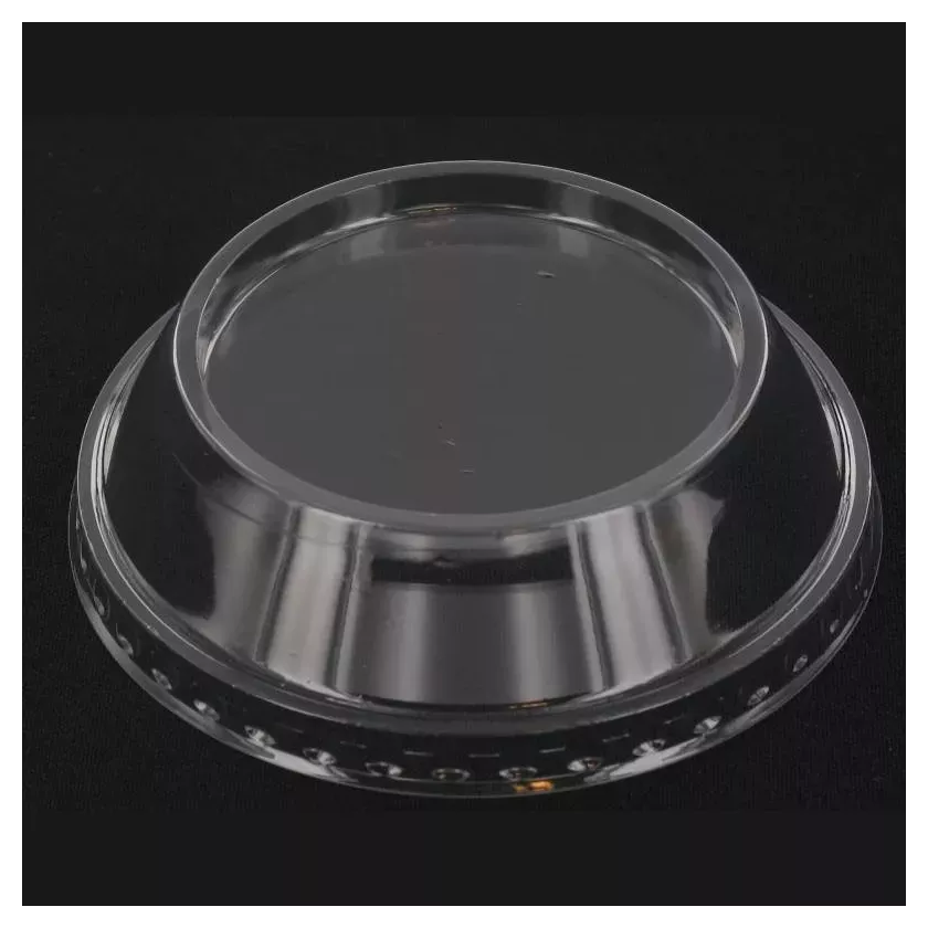 Couvercle ravier dessert diametre 95mm RPET transparent