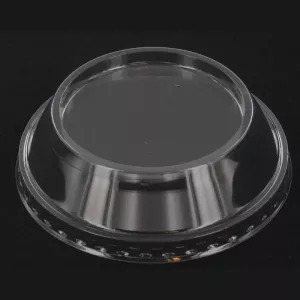 Couvercle ravier dessert diametre 95mm RPET transparent