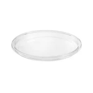 Couvercle RPET ravier diametre 117mm transparent couvercle rentrant