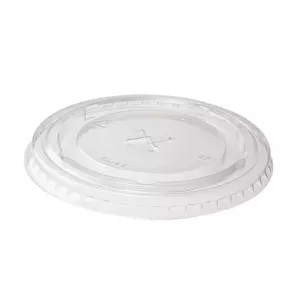 RPET couvercle diametre 95mm transparent plus trou pour RPET gobelet 450ml 16oz
