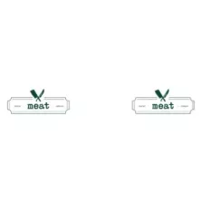 PP cup 250g diametre 95mm blanc imprime MEAT VOF