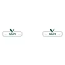 PP cup 250g diametre 95mm blanc imprime MEAT VOF