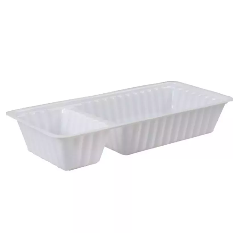 Ravier A22 207x97x35mm blanc 2 compartiments