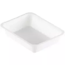 PP tray 227x178x50mm blanc 1COMP-1345ml-Duni 162343