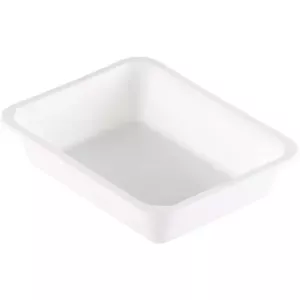 PP tray 227x178x50mm blanc 1COMP-1345ml-Duni 162343