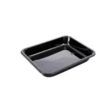 CPET tray 227x178x35mm noir 1 compartiment 1030ml reference 2227-1E