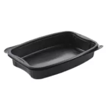 Ravier PP 980ml noir 254x174x42mm bistro