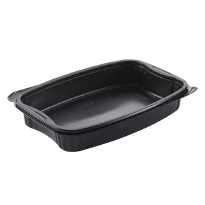 Ravier PP 980ml noir 254x174x42mm bistro