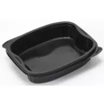 Ravier PP 700ml noir 190x155x41mm bistro