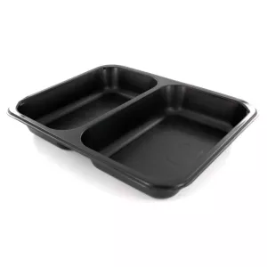 PP tray 227x178x32mm noir 2COMP - M