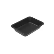 PP tray 171x127x37mm noir 1 compartiment 525ml