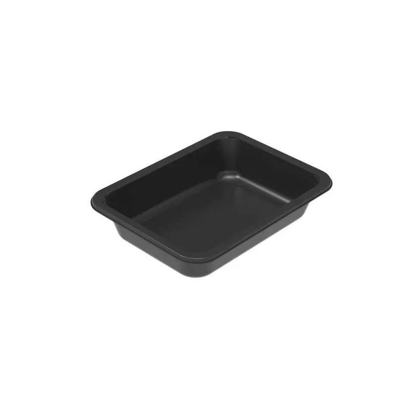 PP tray 171x127x37mm noir 1 compartiment 525ml