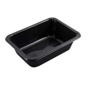 PP tray 171x127x50mm noir 1 compartiment 660ml