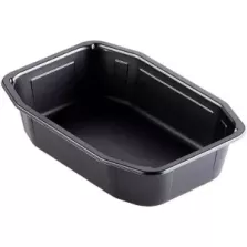 PP tray 215x148x50mm HMR noir 1 compartiment 1L Duni