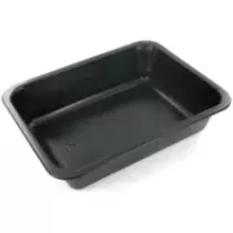 PP tray 227x178x50mm noir 1COMP-1345ml-Duni 160063