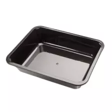 PP tray 227x178x60mm noir 1COMP - DP