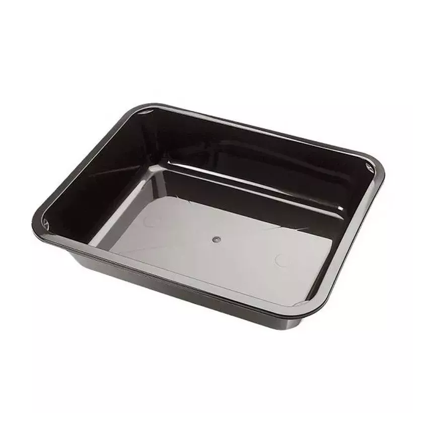 PP tray 227x178x60mm noir 1COMP - DP