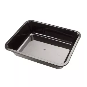 PP tray 227x178x60mm noir 1COMP - DP