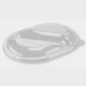 Couvercle OPS ravier 2 compartiments ovale reference 01550-02002