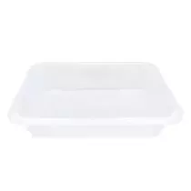 PP tray 227x178x50mm transparent 1COMP - M