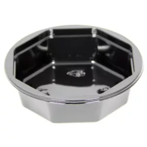 Ravier APET 8 coins 200ml noir 110xh33mm