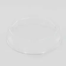Couvercle dome APET 8 coins pour ravier 110xh33mm 200ml
