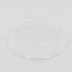 Couvercle dome APET 8 coins pour ravier 110xh33mm 200ml