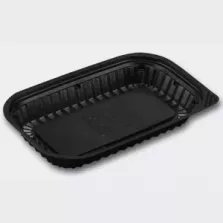 Petit plat noir 62970 medium 228x140x29 RPET Vistopac
