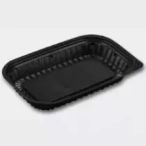 Petit plat noir 62970 medium 228x140x29 RPET Vistopac